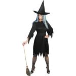 Schwarze Smiffys Meme / Theme Halloween Hexenkostüme aus Polyester für Damen Größe L 