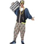 Bunte Hip Hop Smiffys Meme / Theme Halloween 80er Jahre Kostüme aus Polyester für Herren Größe M 