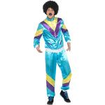 Blaue Smiffys Meme / Theme Halloween 80er Jahre Kostüme aus Polyester für Herren Größe XL 
