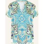Reduzierte Neonblaue Paisley Smith & Soul Blusenshirts aus Viskose für Damen Größe XS 