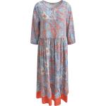 Blaue Paisley 3/4-ärmelige Smith & Soul Cut Out Dresses Orangen aus Viskose für Damen Größe M 