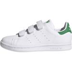 Grüne adidas Stan Smith Nachhaltige Sneaker mit Klettverschluss Klettverschluss aus Gummi für Kinder Größe 30,5 