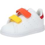 Rote adidas Stan Smith Sneaker mit Klettverschluss Orangen Klettverschluss aus Kunststoff für Kinder Größe 21 mit Absatzhöhe bis 3cm 