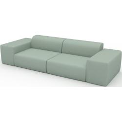 Sofa 2-Sitzer Minzgrün Strukturgewebe - Elegantes, gemütliches 2-Sitzer Sofa: Hochwertige Qualität, einzigartiges Design - 294 x 72 x 107 cm, konfigurierbar
