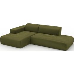 Sofa 2-Sitzer Samt Olivgrün Samt - Elegantes, gemütliches 2-Sitzer Sofa: Hochwertige Qualität, einzigartiges Design - 271 x 72 x 168 cm, konfigurierbar
