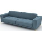 Pastellblaue mycs Zweisitzer-Sofas aus Samt 