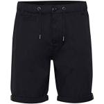 Reduzierte Schwarze Solid Nachhaltige Stretch-Shorts aus Baumwolle für Herren Größe S 