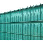 Solid Sichtschutzblende Grün Grobe Struktur aus HDPE 120 cm x 500 cm