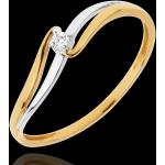 Weiße Edenly Diamantringe aus Gold 18K für Damen 
