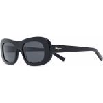 Schwarze Ferragamo Rechteckige Damensonnenbrillen Einheitsgröße 