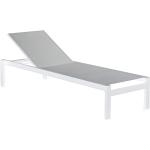 Weiße Best Freizeitmöbel Sonnenliegen aus Aluminium stapelbar 