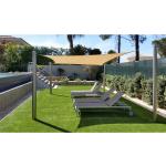 Braune Siena Garden Sonnensegel aus Kunststoff 