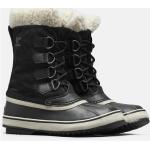 Reduzierte Schwarze Klassische Sorel Winter Carnival Winterstiefel & Winter Boots Schnürung wasserdicht für Damen Größe 42 