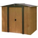 Braune Gartenschränke & Geräteschränke aus Holz mit Satteldach 