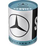 Retro Mercedes-Benz Spardosen Auto aus Metall 