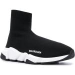 Schwarze Balenciaga Speed Hohe Sneaker aus Gummi für Herren Größe 47 