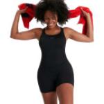 Schwarze Klassische Speedo Endurance Damenbadeanzüge & Damenschwimmanzüge aus Polyester Größe M 