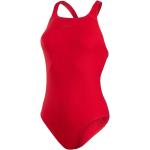 Rote Klassische Speedo Endurance Damenbadeanzüge & Damenschwimmanzüge aus Polyester Größe L 