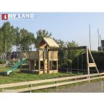 Grüne Hy-Land Spieltürme & Stelzenhäuser mit Rutsche 