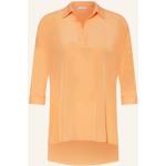 Reduzierte Orange 3/4-ärmelige Sportalm Kitzbühel V-Ausschnitt Blusenshirts Orangen aus Elastan für Damen Größe XS 