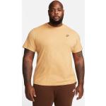 Reduzierte Gelbe Elegante Kurzärmelige Nike T-Shirts aus Baumwolle maschinenwaschbar für Herren Größe L 