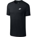 Reduzierte Schwarze Elegante Kurzärmelige Nike T-Shirts aus Baumwolle maschinenwaschbar für Herren Größe S 