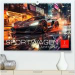 Sportwagen Fantasien (Hochwertiger Premium Wandkalender 2025 Din A2 Quer), Kunstdruck In Hochglanz