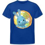 Spreadshirt KiKANiNCHEN Kaninchen Sommertag Am See Kinder T-Shirt, 110/116 (5-6 Jahre), Royalblau
