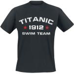 Sprüche Titanic Swim Team T-Shirt schwarz