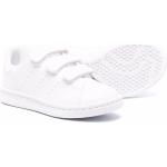 Weiße Klassische adidas Stan Smith Nachhaltige Sneaker mit Klettverschluss Klettverschluss aus Gummi 