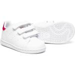 Weiße Klassische adidas Stan Smith Sneaker mit Klettverschluss Klettverschluss aus Gummi 
