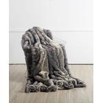 Graue Kuscheldecken & Wohndecken aus Kunstfell 150x200 cm 