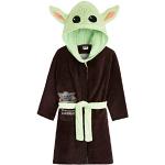 Braune Star Wars The Mandalorian Baby Yoda / The Child Kinderbademäntel aus Fleece maschinenwaschbar für Babys 