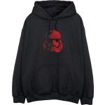 Schwarze Langärmelige Star Wars Stormtrooper Kapuzenpullover aus Baumwolle für Herren Größe S 