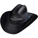 Schwarze Stars&Stripes Cowboyhüte aus Stroh für Herren Größe 3 XL 