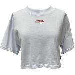 Reduzierte Graue Klassische Kurzärmelige Starter T-Shirts für Damen Größe L 