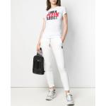 Reduzierte Weiße Philipp Plein T-Shirts aus Baumwolle für Damen Größe XL 