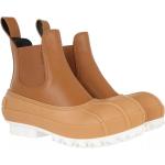 Stella McCartney Boots & Stiefeletten - Ankle Boots - Gr. 36 (EU) - in Cognacbraun - für Damen - aus Synthetisches Material & Gummi & Kunstleder & Prägung - Gr. 36 (EU)