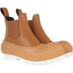 Stella McCartney Boots & Stiefeletten - Ankle Boots - Gr. 41 (EU) - in Cognacbraun - für Damen - aus Synthetisches Material & Gummi & Kunstleder & Prägung - Gr. 41 (EU)