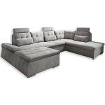 Braune Moderne Sofas U-Form & Couchen U-Form ausziehbar 