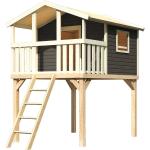 Braune Akubi Spieltürme & Stelzenhäuser aus Massivholz 