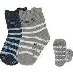 Graue Sterntaler Anti-Rutsch-Socken für Kinder & ABS-Socken für Kinder aus Elastan maschinenwaschbar Größe 20 