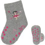 Graue Sterntaler Anti-Rutsch-Socken für Kinder & ABS-Socken für Kinder aus Elastan trocknergeeignet Größe 20 
