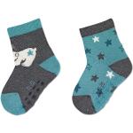 Graue Sterntaler Anti-Rutsch-Socken für Kinder & ABS-Socken für Kinder aus Baumwolle für Babys Größe 24 