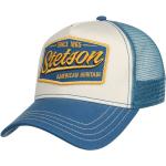 Blaue Vintage Stetson Trucker Caps aus Polyester 