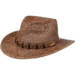 Reduzierte Braune Vintage Stetson Cowboyhüte aus Seegras für Herren Größe L 
