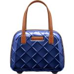 Blaue Elegante Stratic Kosmetikkoffer & Beauty Cases aus Leder für Damen 