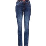 Indigofarbene Loose Fit Street One Bonny Relaxed Fit Jeans aus Elastan für Damen Größe XXL 