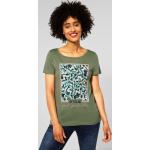 Grüne Street One T-Shirts mit Pailletten aus Baumwolle für Damen 