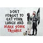 Moderne Banksy Kunstdrucke Städte 